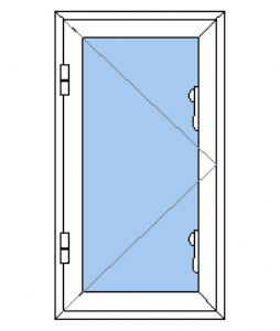 NKP-S1 - 1 fags sidehængt pvc